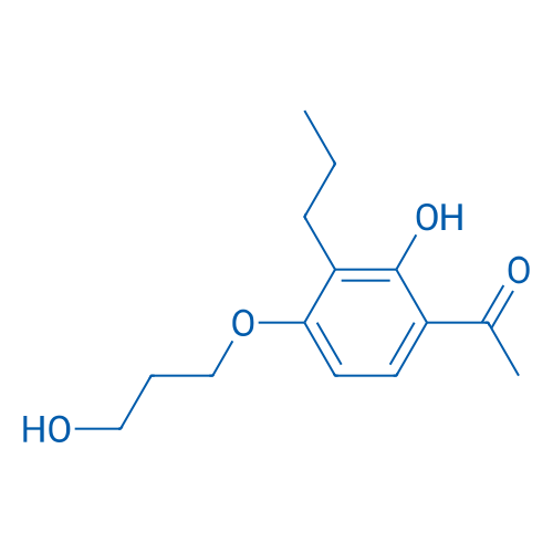 1-(2-Hydroxy-4-(3-hydroxypropoxy)-3-propylphenyl)ethanone 250mg