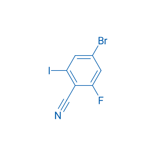 4-Bromo-2-fluoro-6-iodobenzonitrile 250mg