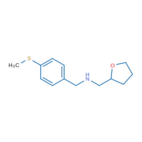 N-(4-(Methylthio)benzyl)-1-(tetrahydrofuran-2-yl)methanamine 1g