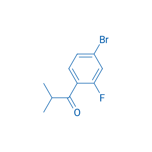 1-(4-Bromo-2-fluorophenyl)-2-methylpropan-1-one 250mg