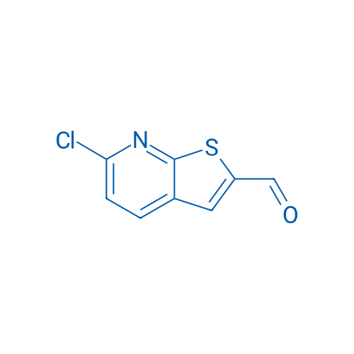 6-Chlorothieno[2,3-b]pyridine-2-carbaldehyde 250mg