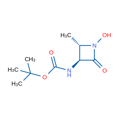 tert-Butyl ((2S,3S)-1-hydroxy-2-methyl-4-oxoazetidin-3-yl)carbamate 250mg