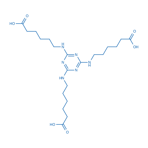 6,6',6''-((1,3,5-Triazine-2,4,6-triyl)tris(azanediyl))trihexanoic acid 5g