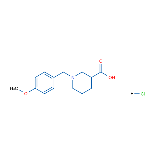 1-(4-Methoxybenzyl)piperidine-3-carboxylic acid hydrochloride 1g