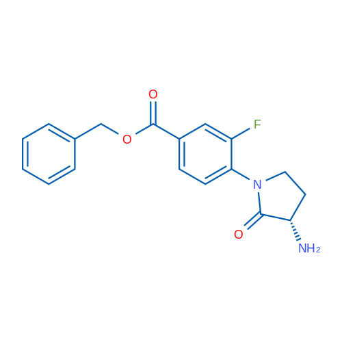 (S)-Benzyl 4-(3-amino-2-oxopyrrolidin-1-yl)-3-fluorobenzoate 1g