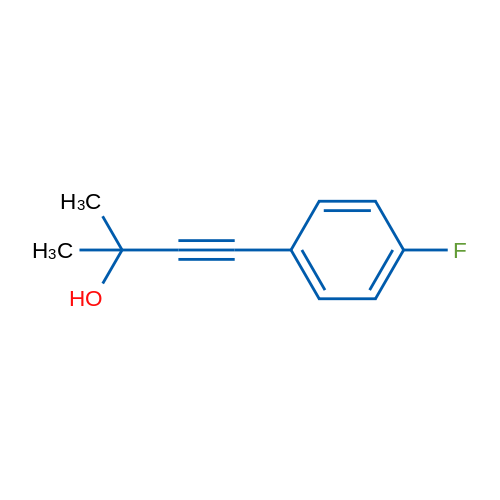 4-(4-Fluorophenyl)-2-methylbut-3-yn-2-ol 1g