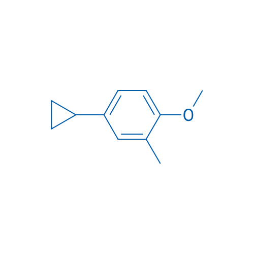 4-Cyclopropyl-1-methoxy-2-methylbenzene 250mg