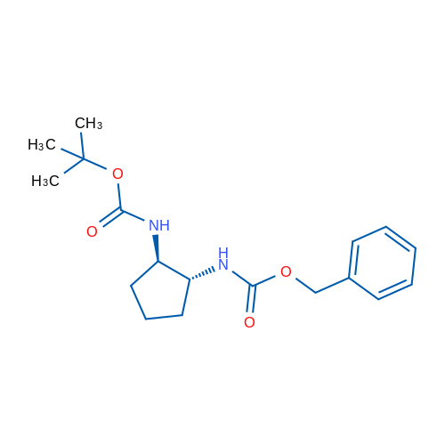 Benzyl tert-butyl (1R,2R)-cyclopentane-1,2-diyldicarbamate 1g