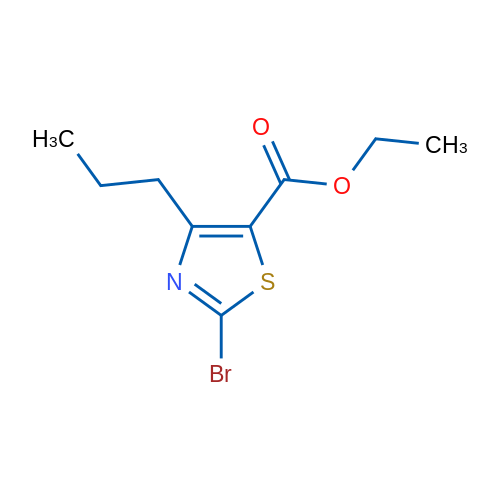 Ethyl 2-bromo-4-propylthiazole-5-carboxylate 5g