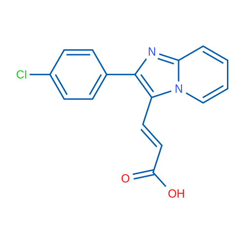 3-(2-(4-Chlorophenyl)imidazo[1,2-a]pyridin-3-yl)acrylic acid 1g