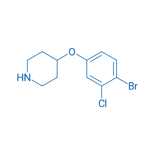 4-(4-Bromo-3-chlorophenoxy)piperidine 1g