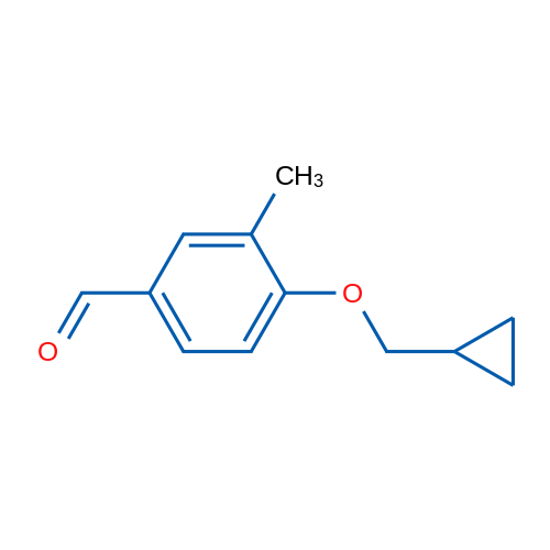 4-(Cyclopropylmethoxy)-3-methylbenzaldehyde 5g