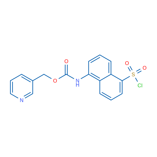 Pyridin-3-ylmethyl (5-(chlorosulfonyl)naphthalen-1-yl)carbamate 1g