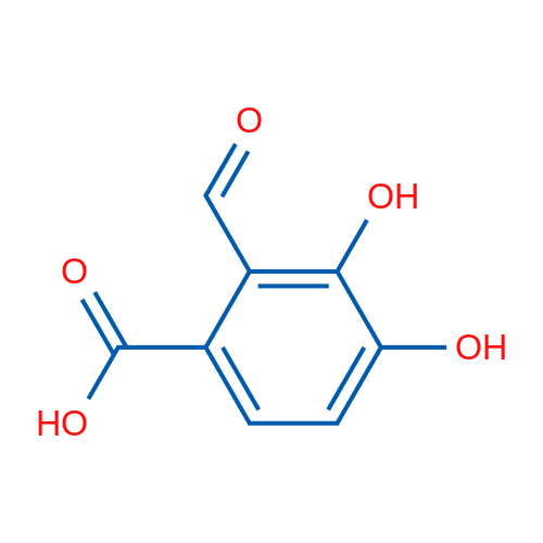 2-Formyl-3,4-dihydroxybenzoic acid 1g