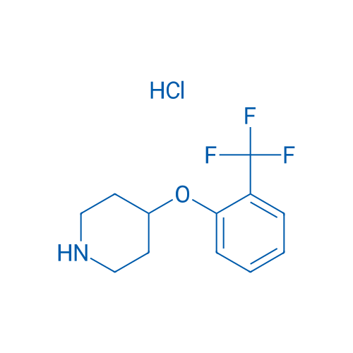 4-(2-(Trifluoromethyl)phenoxy)piperidine hydrochloride 25g