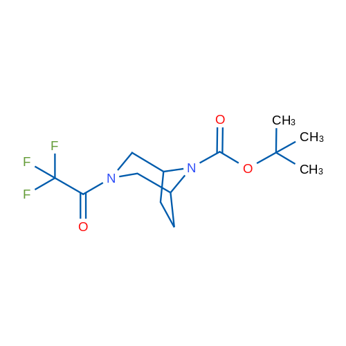 tert-Butyl 3-(2,2,2-trifluoroacetyl)-3,8-diazabicyclo[3.2.1]octane-8-carboxylate 1g