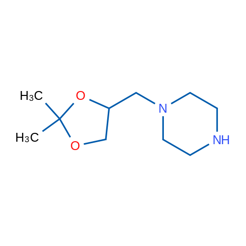 1-(2,2-Dimethyl-[1,3]dioxolan-4-ylmethyl)-piperazine 5g