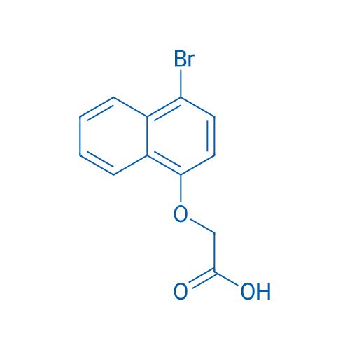 2-((4-Bromonaphthalen-1-yl)oxy)acetic acid 100mg