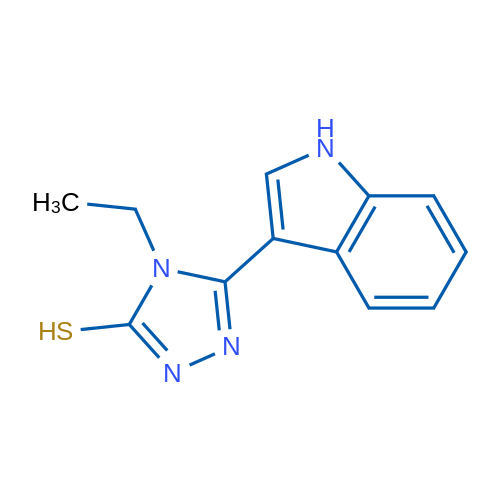 4-ethyl-5-(1{H}-indol-3-yl)-4{H}-1,2,4-triazole-3-thiol 1g