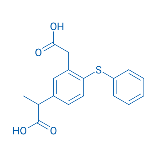2-(3-(Carboxymethyl)-4-(phenylthio)phenyl)propanoic acid 1g