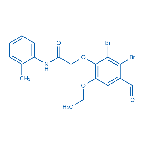 2-(2,3-Dibromo-6-ethoxy-4-formylphenoxy)-n-(2-methylphenyl)acetamide 5g