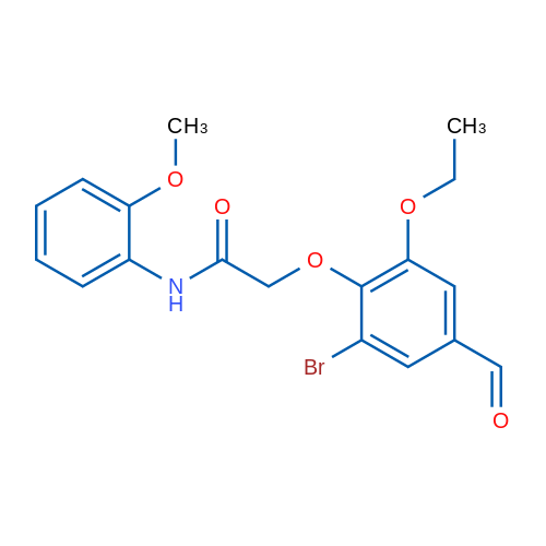 2-(2-Bromo-6-ethoxy-4-formylphenoxy)-n-(2-methoxyphenyl)acetamide 5g