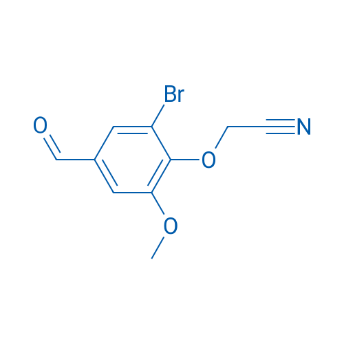 2-(2-Bromo-4-formyl-6-methoxyphenoxy)acetonitrile 1g