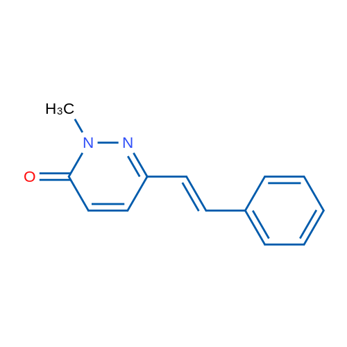 2-Methyl-6-[(E)-2-phenylethenyl]-2,3-dihydropyridazin-3-one 1g