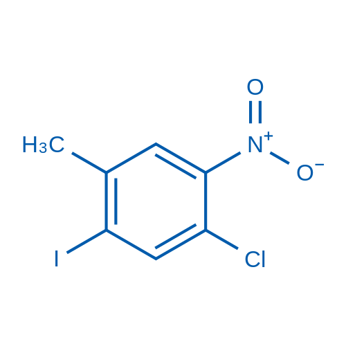 1-Chloro-5-iodo-4-methyl-2-nitrobenzene 250mg