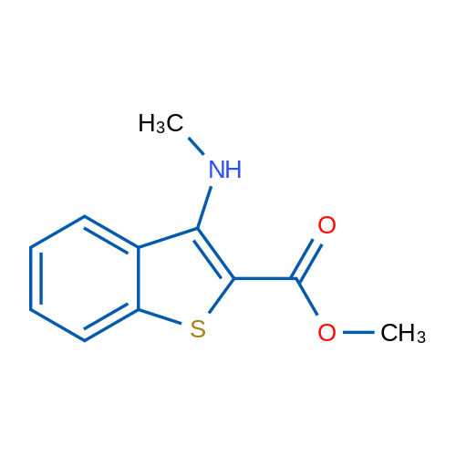 Methyl 3-(methylamino)benzo[b]thiophene-2-carboxylate 1g