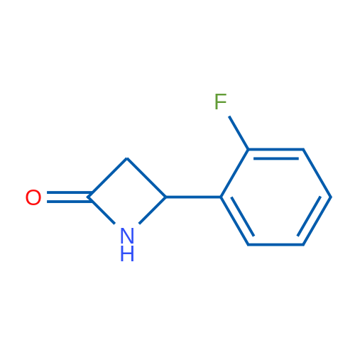 4-(2-Fluorophenyl)-2-azetidinone 1g