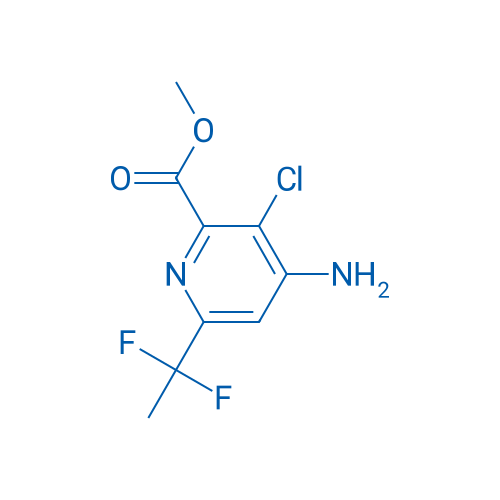 Methyl 4-amino-3-chloro-6-(1,1-difluoroethyl)picolinate 1g