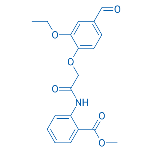 Methyl 2-(2-(2-ethoxy-4-formylphenoxy)acetamido)benzoate 1g