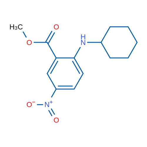 Methyl 2-(cyclohexylamino)-5-nitrobenzoate 5g