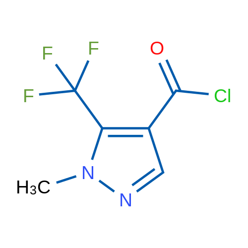 1-Methyl-5-(trifluoromethyl)-1H-pyrazole-4-carbonyl chloride 1g