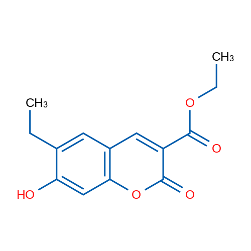 Ethyl 6-ethyl-7-hydroxy-2-oxo-2H-chromene-3-carboxylate 1g