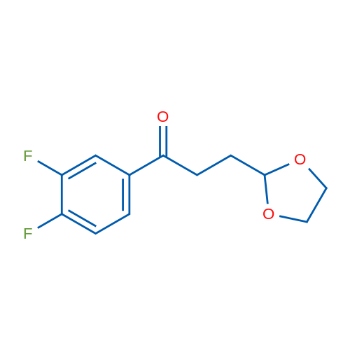 1-(3,4-Difluorophenyl)-3-(1,3-dioxolan-2-yl)propan-1-one 1g