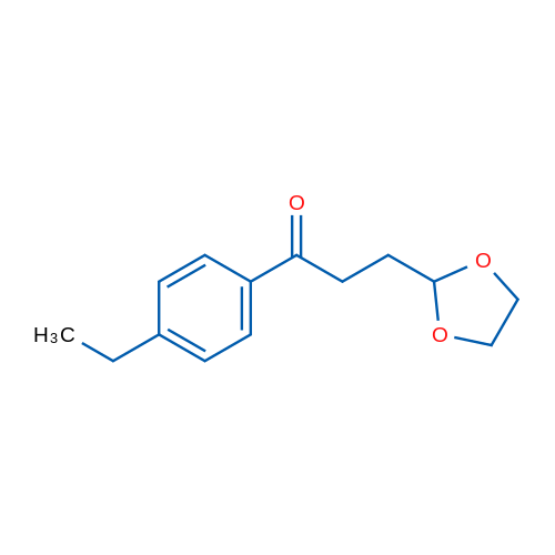3-(1,3-Dioxolan-2-yl)-1-(4-ethylphenyl)propan-1-one 1g