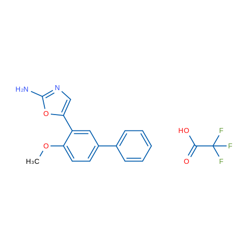 5-(4-Methoxy-[1,1'-biphenyl]-3-yl)oxazol-2-amine 2,2,2-trifluoroacetate 1g