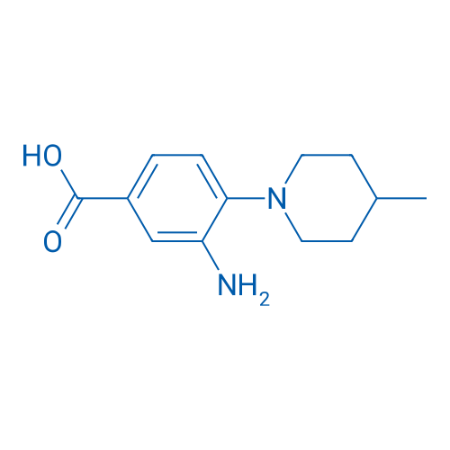 3-Amino-4-(4-methylpiperidin-1-yl)benzoic acid 1g