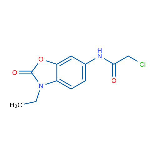 2-Chloro-N-(3-ethyl-2-oxo-2,3-dihydrobenzo[d]oxazol-6-yl)acetamide 1g