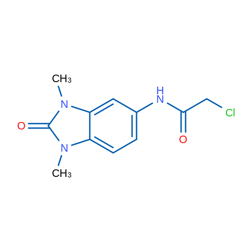 2-Chloro-N-(1,3-dimethyl-2-oxo-2,3-dihydro-1H-benzo[d]imidazol-5-yl)acetamide 1g