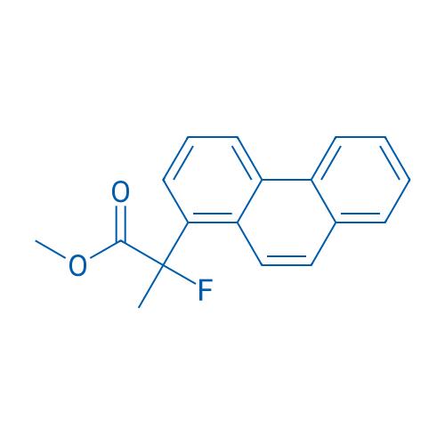 Methyl 2-fluoro-2-(phenanthren-1-yl)propanoate 1g