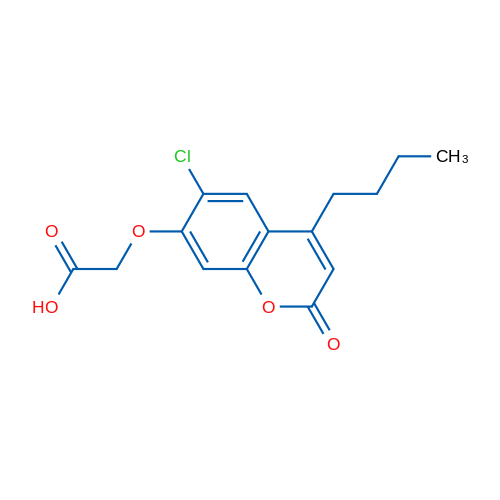 2-[(4-Butyl-6-chloro-2-oxo-2H-chromen-7-yl)oxy]acetic acid 1g
