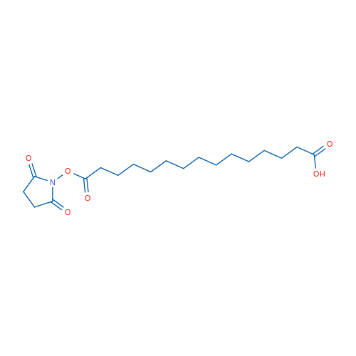 15-((2,5-Dioxopyrrolidin-1-yl)oxy)-15-oxopentadecanoic acid 1g