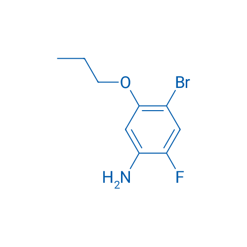 4-Bromo-2-fluoro-5-propoxyaniline 1g