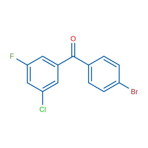 4-Bromo-3'-chloro-5'-fluorobenzophenone 1g