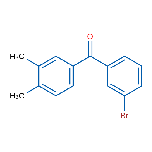 (3-Bromophenyl)(3,4-dimethylphenyl)methanone 5g