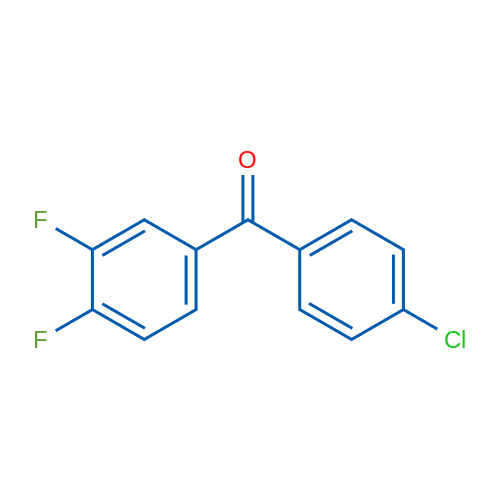 4-Chloro-3',4'-difluorobenzophenone 1g