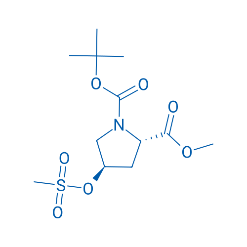 (2S,4R)-1-tert-Butyl 2-methyl 4-((methylsulfonyl)oxy)pyrrolidine-1,2-dicarboxylate 5g